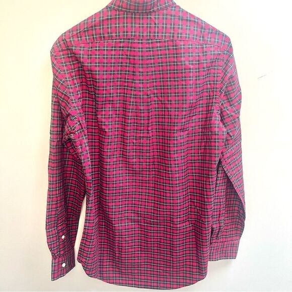 Ralph Lauren classic fit red plaid button down Sz M - Picture 5 of 6